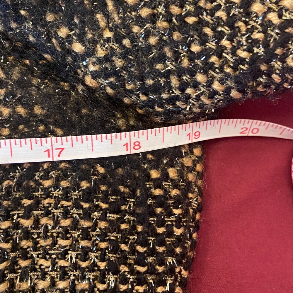Vintage Jones New York Black and Gold Tweed Jacket - Picture 10 of 10